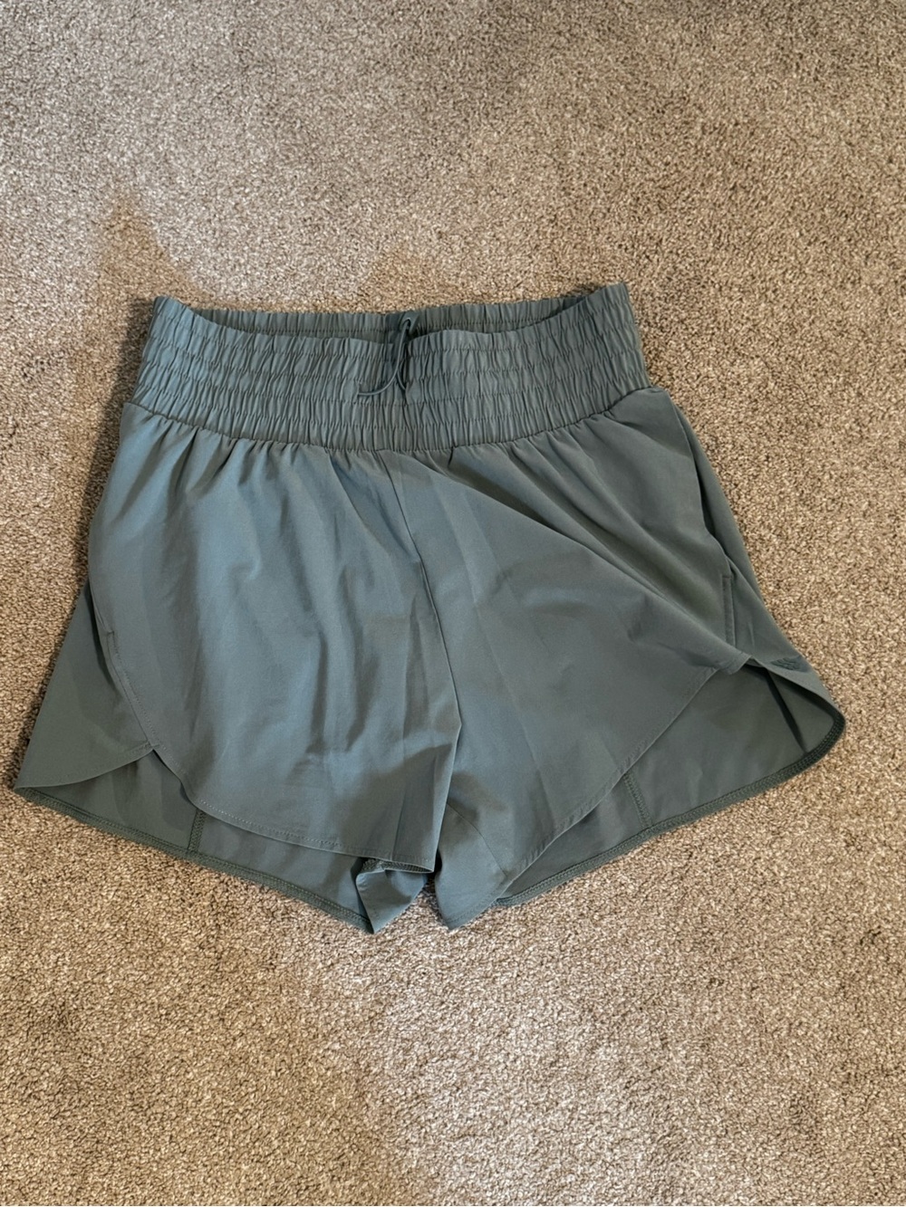 all in motion Olive Green High-Rise Athletic Shorts